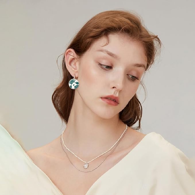 CHGCRAFT Hydrangea Texture Polymer Clay Texture Sheets Flowers Leaves Pattern Silicone Texture Stamp Clay Modeling Pattern Pad Texture Sheets for Polymer Clay Making Earrings Jewelry