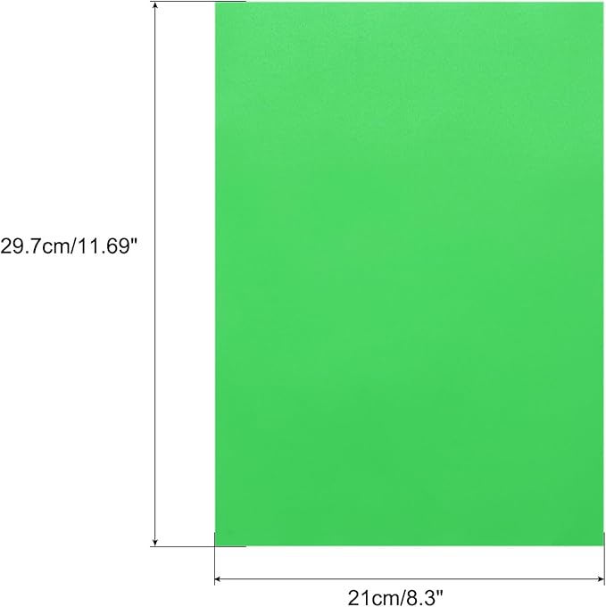 MECCANIXITY Colored Vellum Paper, 40 Sheet Green Transparency 11.7 x 8.2 Printable Vellum Paper, Translucent Vellum Sheets for Printing Wedding Invitations, Ink Jet Laser Printer