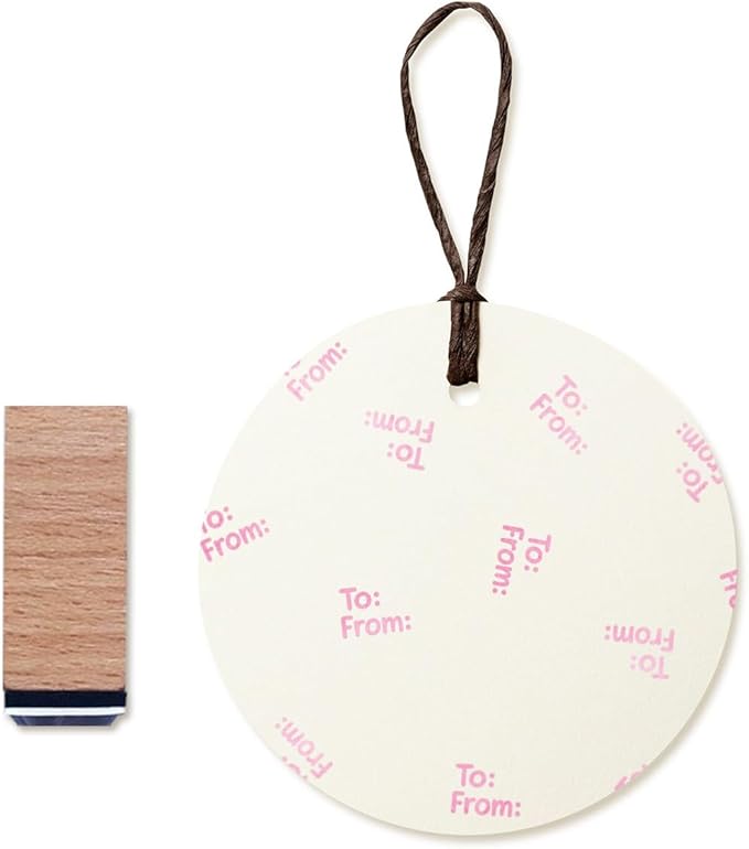 from to Rubber Stamp, 3/5 Inch Small Mini Stamp for Scrapbooking Card Making Planner