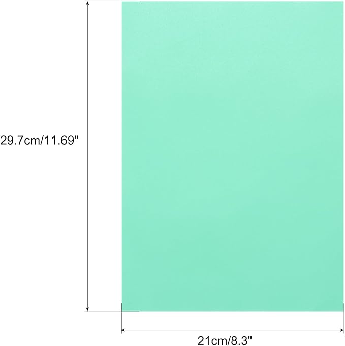 MECCANIXITY Colored Vellum Paper, 40 Sheet Sky Blue Transparency 11.7 x 8.2 Printable Vellum Paper, Translucent Vellum Sheets for Printing Wedding Invitations, Ink Jet Laser Printer