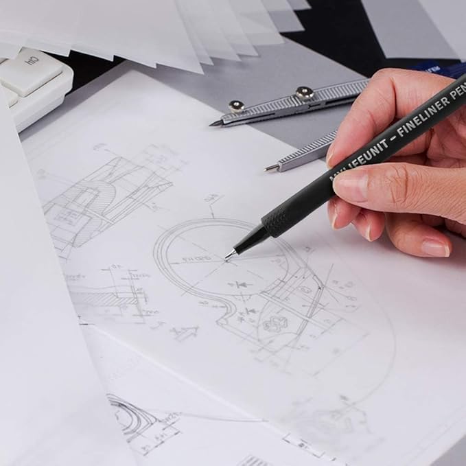 MyLifeUNIT Tracing Paper for Drawing, Translucent Vellum Paper 8.5 x 11 inches, 100 Sheets