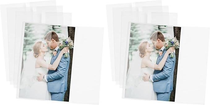 Vellum Paper 5x7 Pre-Folded - Goefun 120 Sheets Vellum Jackets for 5x7 Invitations 115GSM Translucent Paper for Invitations Wraps, Greeting Cards, Envelope Liners, Wedding, Baby Shower (Pack of 2)