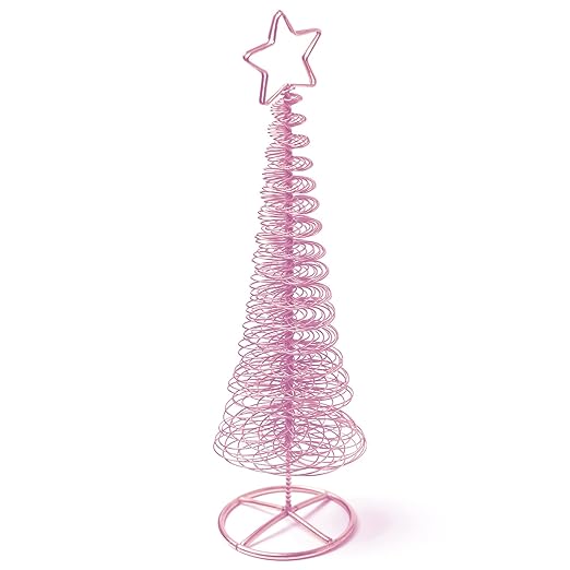 TecUnite Aluminum Craft Wire for Sculpting Armature Bendable Craft Wire for DIY Jewelry Making(Light Pink, 10 M X 1 mm, 1 Roll)