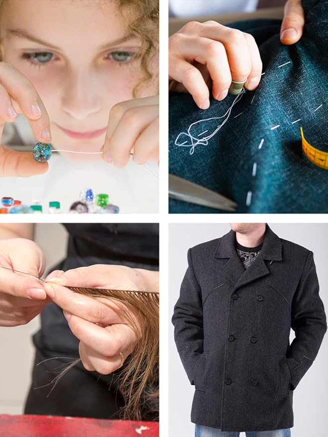 Mandala Crafts Bonded Nylon Thread Coyote Brown Heavy Duty Sewing Threads - 1100 YDs Size 92 280D T90 Tex 90 Thread for Leather Jeans Weaving Outdoor Marine Upholstery Threads