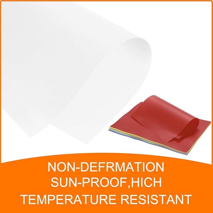 MECCANIXITY Colored Vellum Paper, 40 Sheet White Transparency 11.7 x 8.2 Printable Vellum Paper, Translucent Vellum Sheets for Printing Wedding Invitations, Ink Jet Laser Printer