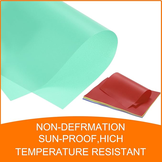 MECCANIXITY Colored Vellum Paper, 40 Sheet Sky Blue Transparency 11.7 x 8.2 Printable Vellum Paper, Translucent Vellum Sheets for Printing Wedding Invitations, Ink Jet Laser Printer