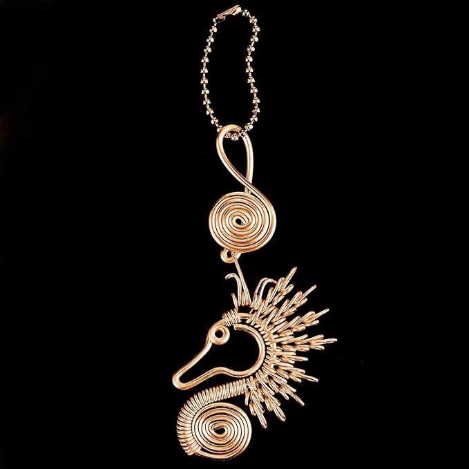 TecUnite Aluminum Craft Wire for Sculpting Armature Bendable Craft Wire for DIY Jewelry Making(Copper, 10 M X 1 mm, 1 Roll)