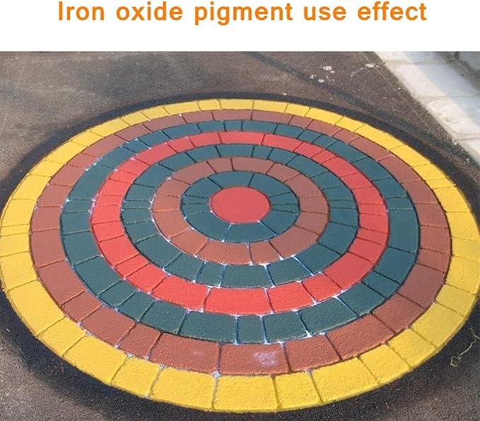 GOODTAKE 10 Pounds Bulk Concrete Pigment, Tangerine Yellow Iron Oxide Pigment Powder, Concrete Cement Dye Color Powder for Pastel Tile Paint Cement Mortar Grout (Tangerine Yellow, 10 Pounds)