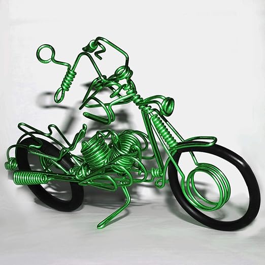 TecUnite Aluminum Craft Wire for Sculpting Armature Bendable Craft Wire for DIY Jewelry Making(Green, 10 M X 3 mm, 1 Roll)