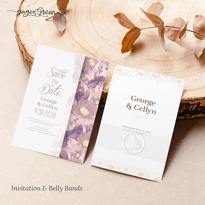 JAGERGREEN Vellum Paper 8.5 x 11 Inches 100GSM 50 Sheets, Thick Translucent Printable Vellum Paper for Invitations, Belly Bands, Tracing, Sketching