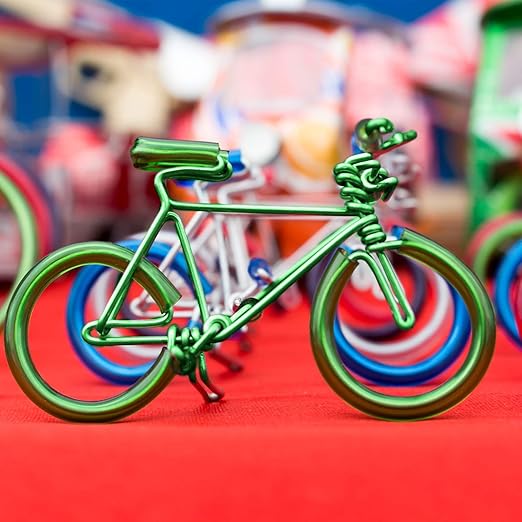 TecUnite Aluminum Craft Wire for Sculpting Armature Bendable Craft Wire for DIY Jewelry Making(Green, 10 M X 1 mm, 1 Roll)