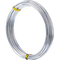 TecUnite Aluminum Craft Wire for Sculpting Armature Bendable Craft Wire for DIY Jewelry Making (1 Roll,Silver,10 M x 1.5 mm)