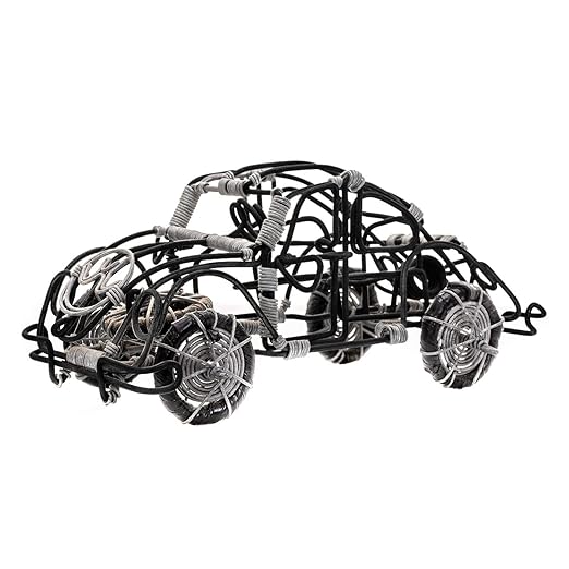 TecUnite Aluminum Craft Wire for Sculpting Armature Bendable Craft Wire for DIY Jewelry Making(Black, 10 M X 1.5 mm, 1 Roll)