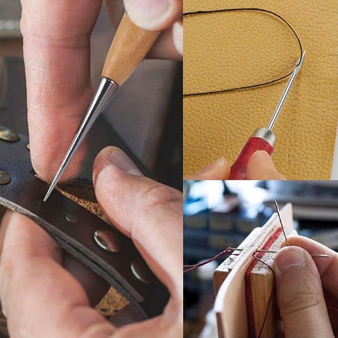 48 Colors Waxed Thread, Leather Sewing, Hand Stitching Thread for Hand Sewing Leather and Bookbinding, 13Yards Per Color