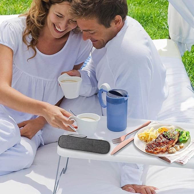 Travel Utensils Set with Case Reusable Portable Cutlery Set Stainless Steel 8pcs Including Dinner Knife Fork Spoon Chopsticks straws(Rose Gold)