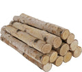 12 Pcs 16" Large White Birch Logs for Faux Fireplace Filler Decorative, Unfinished Wood for DIY Crafts, Wood Branches for Outdoor Indoor Electric Mock Fireplace, Firebowl, Fire Pits