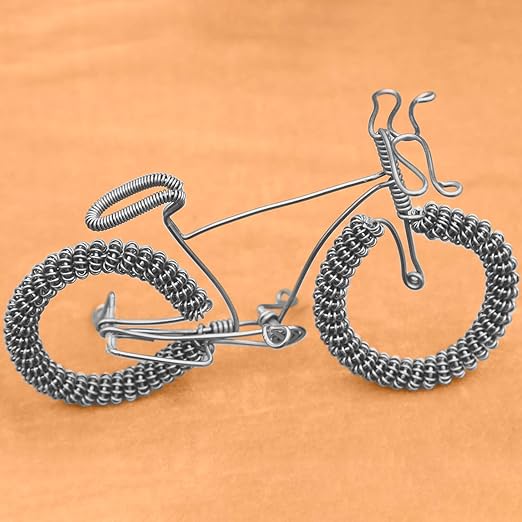 TecUnite Aluminum Craft Wire for Sculpting Armature Bendable Craft Wire for DIY Jewelry Making (1 Roll,Silver,10 M x 1.5 mm)