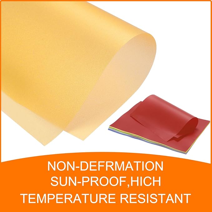 MECCANIXITY Colored Vellum Paper, 40 Sheet Gold Transparency 11.7 x 8.2 Printable Vellum Paper, Translucent Vellum Sheets for Printing Wedding Invitations, Ink Jet Laser Printer