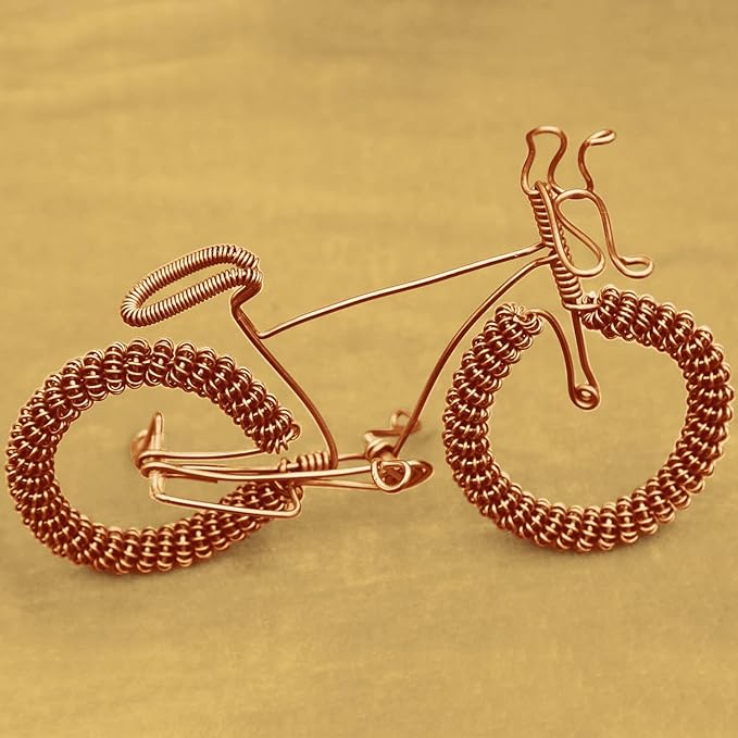 TecUnite Aluminum Craft Wire for Sculpting Armature Bendable Craft Wire for DIY Jewelry Making(Copper, 10 M X 1 mm, 1 Roll)