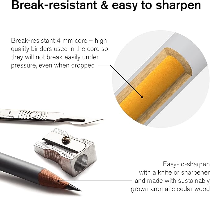 Winsor & Newton Studio Collection Artist Pencils, Color Pencils, Set of 48