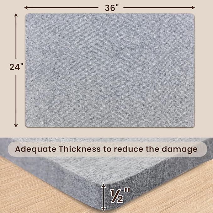 Somime 24x36" Wool Pressing Mat, 100% New Zealand Wool Ironing Mat, Felted Wool Ironing Board for Sewing, Quilting, DIY Crafts, and Embroidery