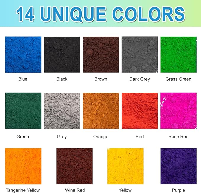 GOODTAKE Concrete Pigment, Dark Grey Iron Oxide Pigment Powder, Concrete Cement Dye Color Pigment for Pastel Tile Paint Concrete Cement Mortar Grout (Dark Grey, 4 oz)