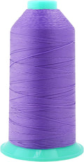 Mandala Crafts Bonded Nylon Thread Lilac Heavy Duty Sewing Threads - 1100 YDs Size 92 280D T90 Tex 90 Thread for Leather Jeans Weaving Outdoor Marine Upholstery Threads