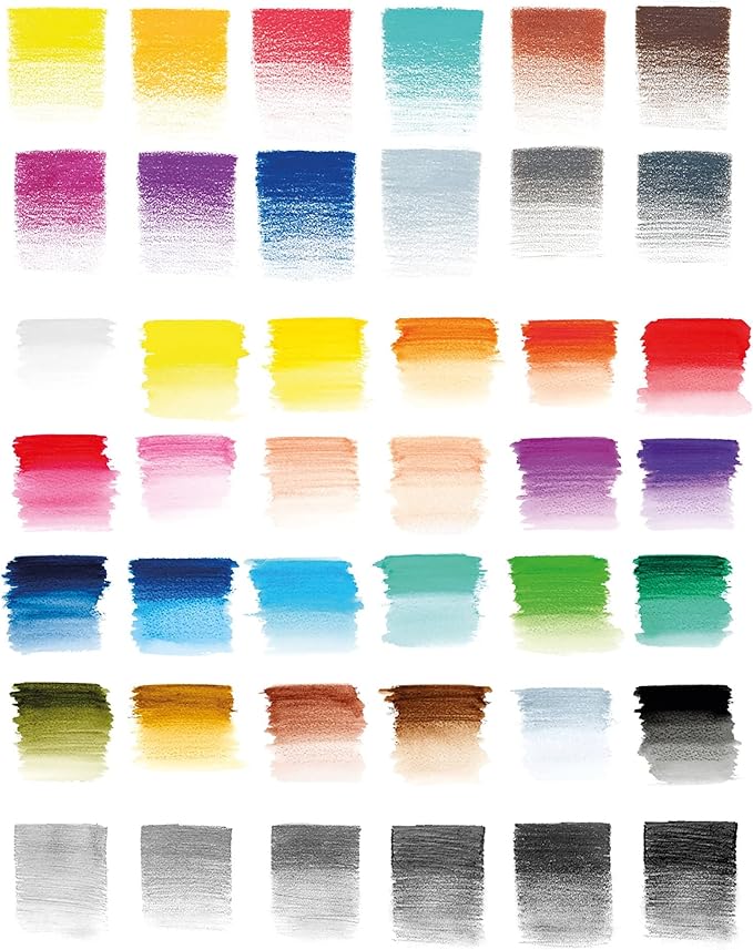 Winsor & Newton Studio Collection Artist Pencils, Mixed Pencil Box Set, 45 piece