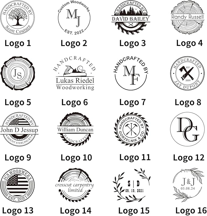 Custom Electric Branding Iron for Wood, Adjustable Temperature Wood Branding irons Personalized Wood Burning Letter Stamp for Leather Woodworking Tool, Handcraft & Wedding Gifts(1.5Inches)