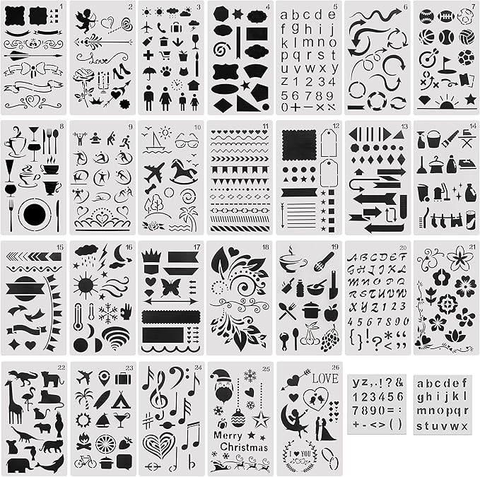 BEZALEL 112Pcs Wood Burning Tips - Pyrography Wood Burning Kit Includes Wood Burning Tips Only Wood Burning Letters Wood Burning Stencils and Patterns for Embossing Carving DIY Adults Crafts Beginners