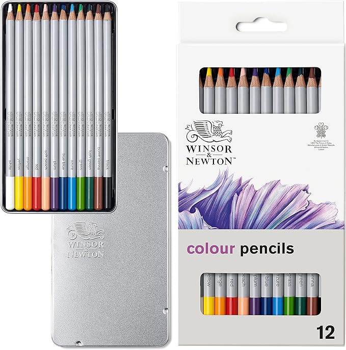 Winsor & Newton Studio Collection Artist Pencils, Color Pencils, Set of 12