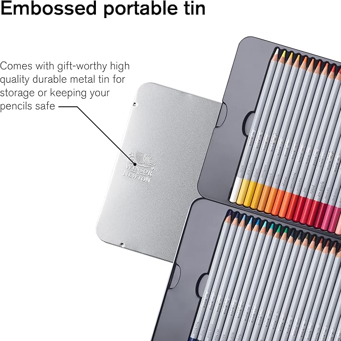 Winsor & Newton Studio Collection Artist Pencils, Color Pencils, Set of 48